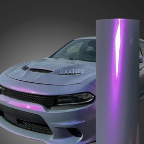 Color Shift Gray Purple Vinyl Wrap