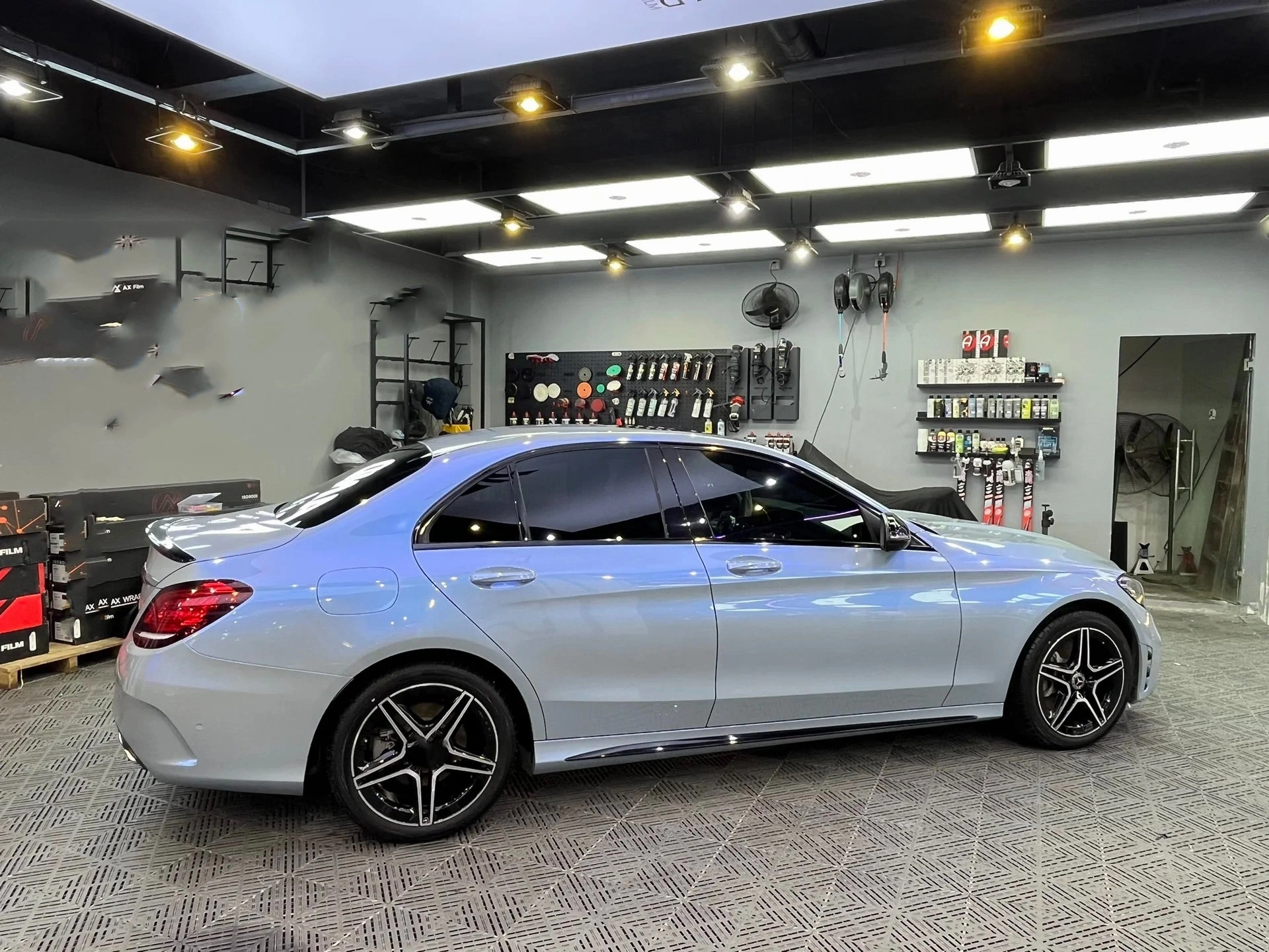 Color Shift Rock Gray Blue Vinyl Wrap
