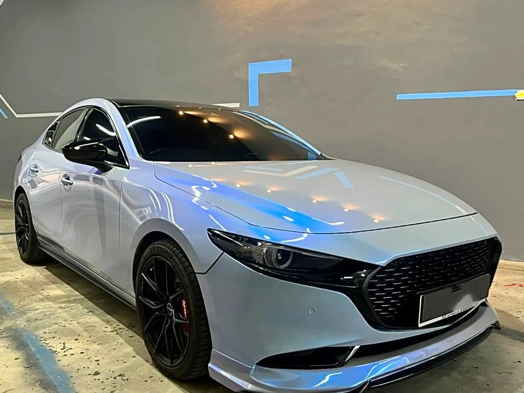 Color Shift Rock Gray Blue Vinyl Wrap