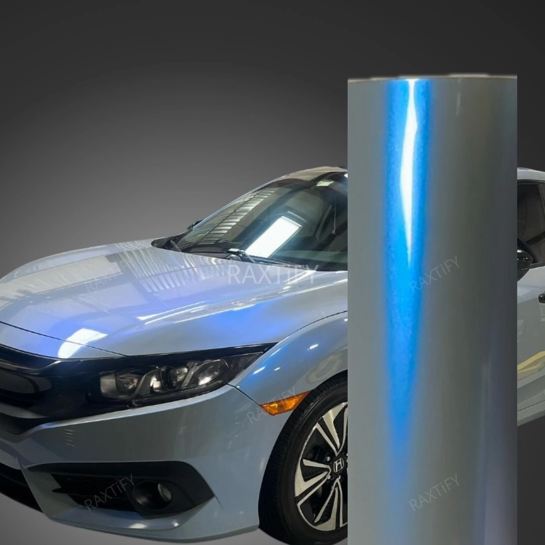 Color Shift Rock Gray Blue Vinyl Wrap