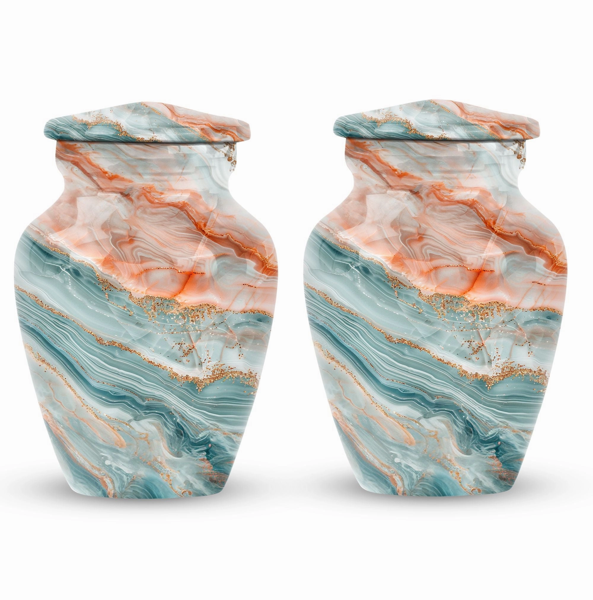 Colourful Swirl Burial Custom Urn for Treasured Moments