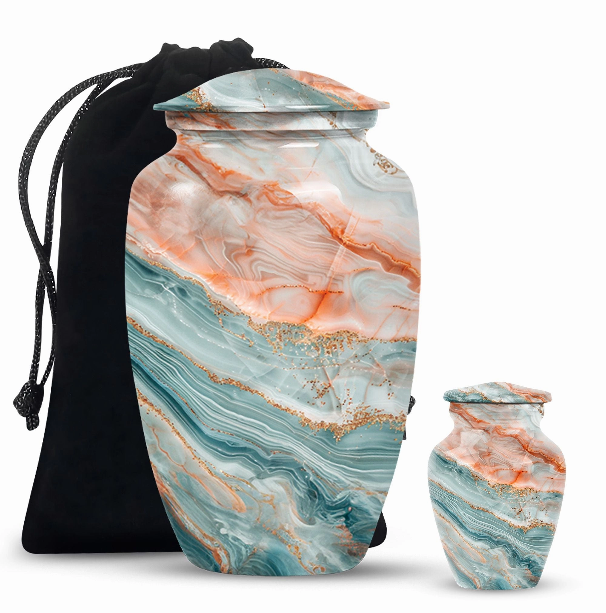 Colourful Swirl Burial Custom Urn for Treasured Moments