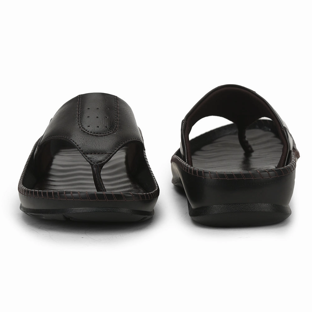 Coolers Brown Casual Slipper For Men META-1 By Liberty