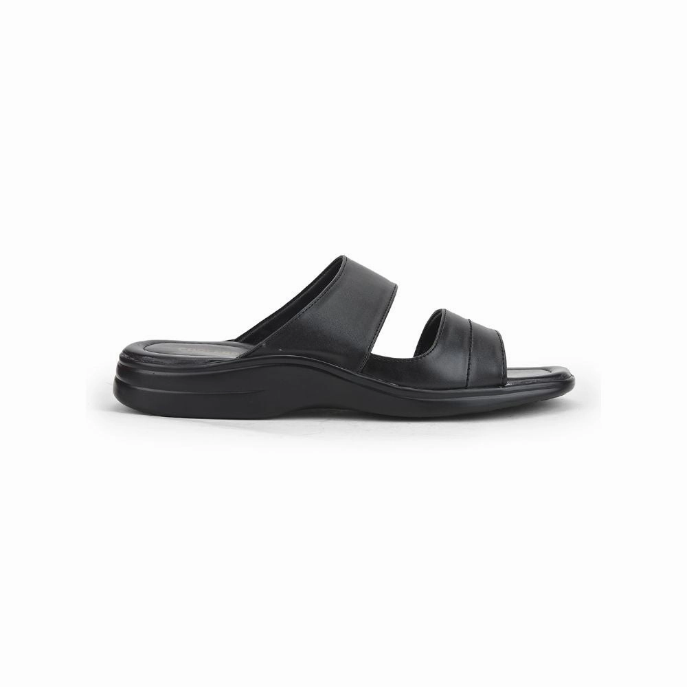 Coolers Casual (Black) Slippers For Men 2050-S209 By Liberty