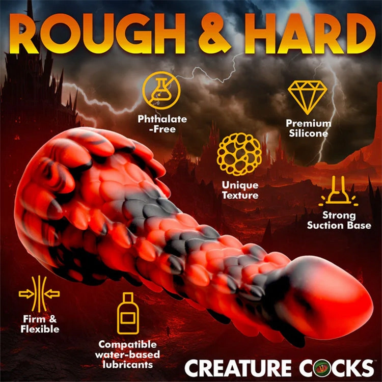 Creature Cocks Demon Rising Scaly Dragon Dildo