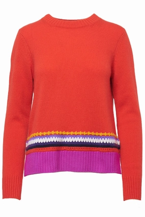 Crochet Border Boxy Crew