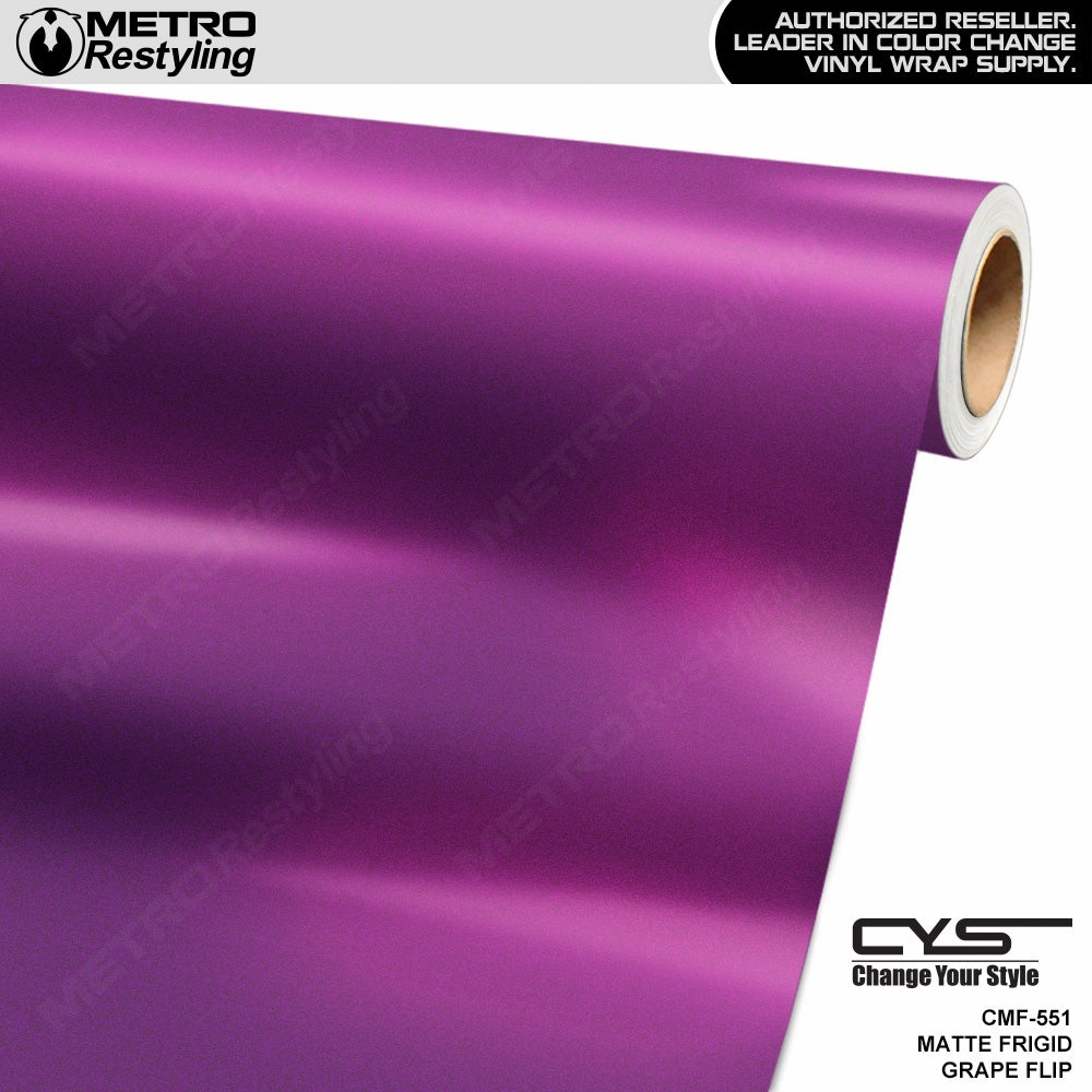 CYS Matte Frigid Grape Flip Vinyl Wrap | CMF-551