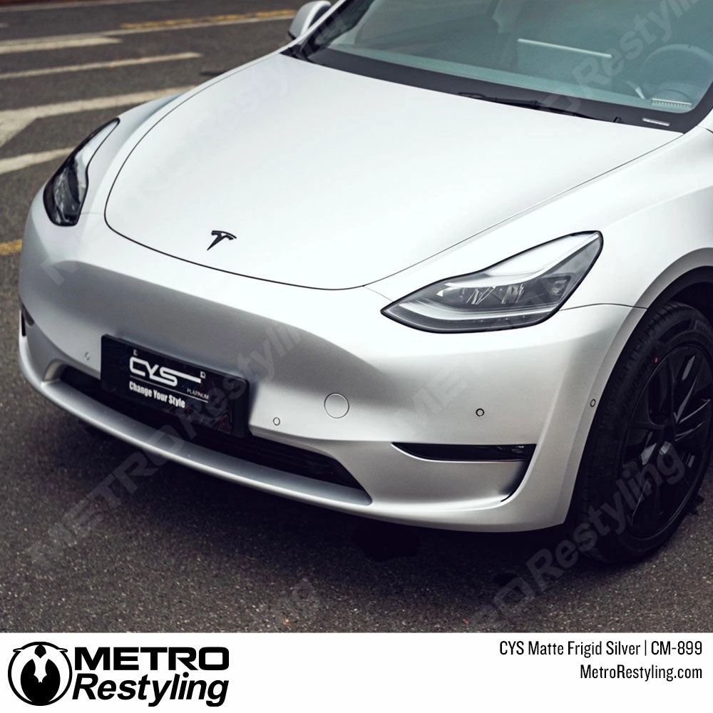 CYS Matte Frigid Silver Vinyl Wrap | CM-899