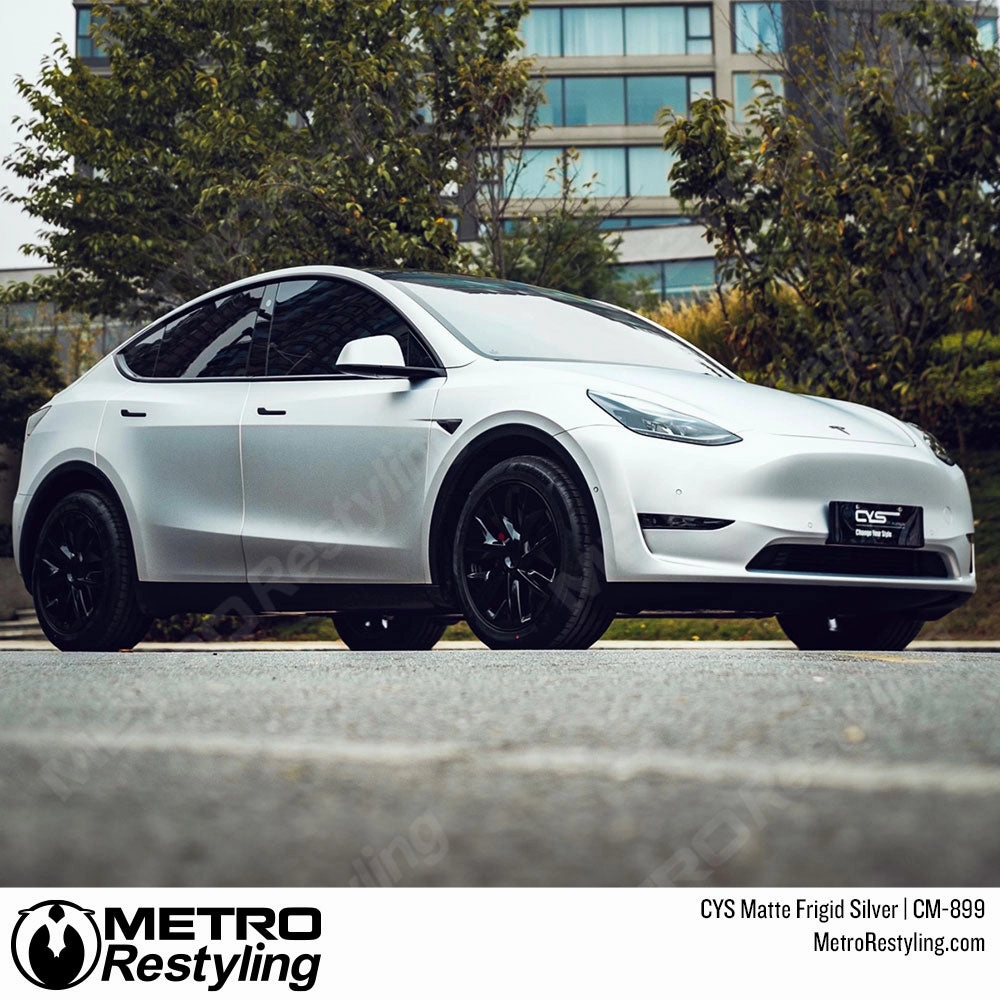CYS Matte Frigid Silver Vinyl Wrap | CM-899