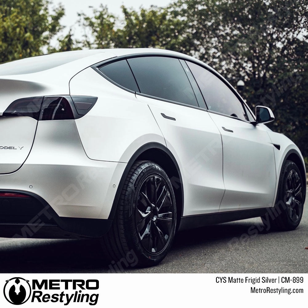 CYS Matte Frigid Silver Vinyl Wrap | CM-899