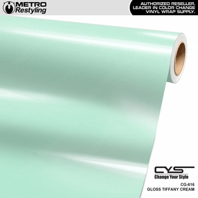 CYS Super Gloss Tiffany Cream Vinyl Wrap | CG-616