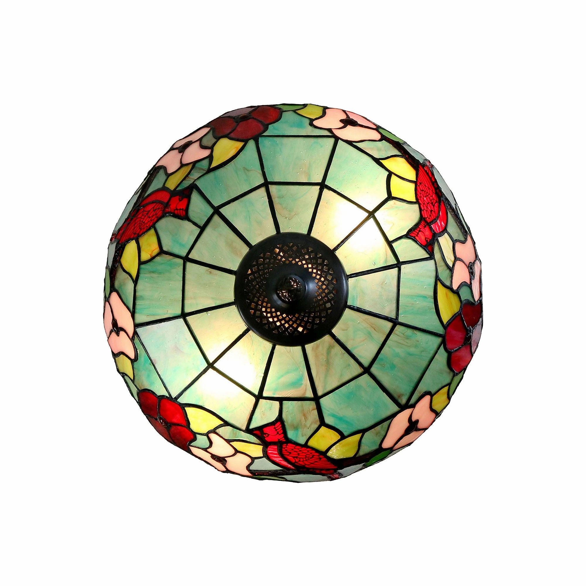Dale Tiffany 21.5" Buttercup Tiffany Table Lamp - GREEN ONE SIZE