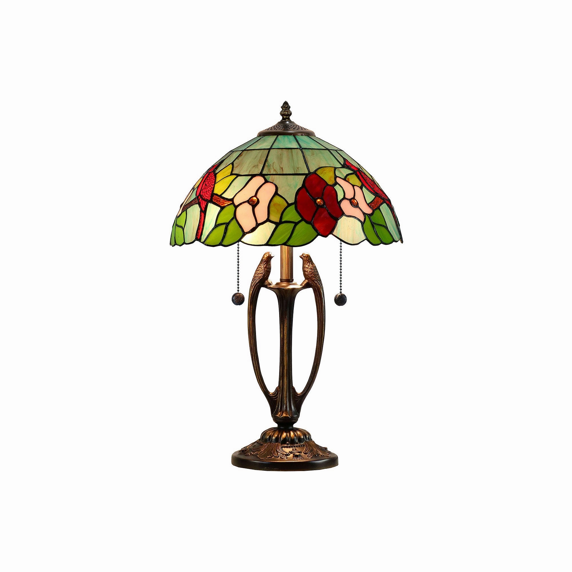 Dale Tiffany 21.5" Buttercup Tiffany Table Lamp - GREEN ONE SIZE