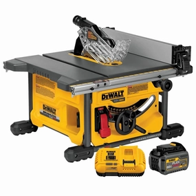 Dewalt DCS7485T1 - 60V MAX FLEXVOLT 8 1/4" Table Saw Kit w 1 - 6Ah Bat