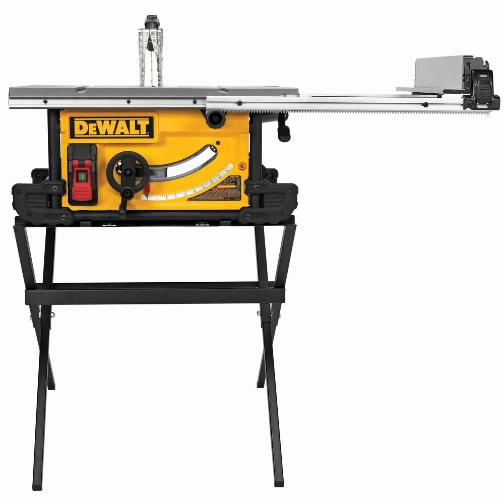 DEWALT DWE7491X 10 IN. TABLE SAW WITH SCISSOR STAND