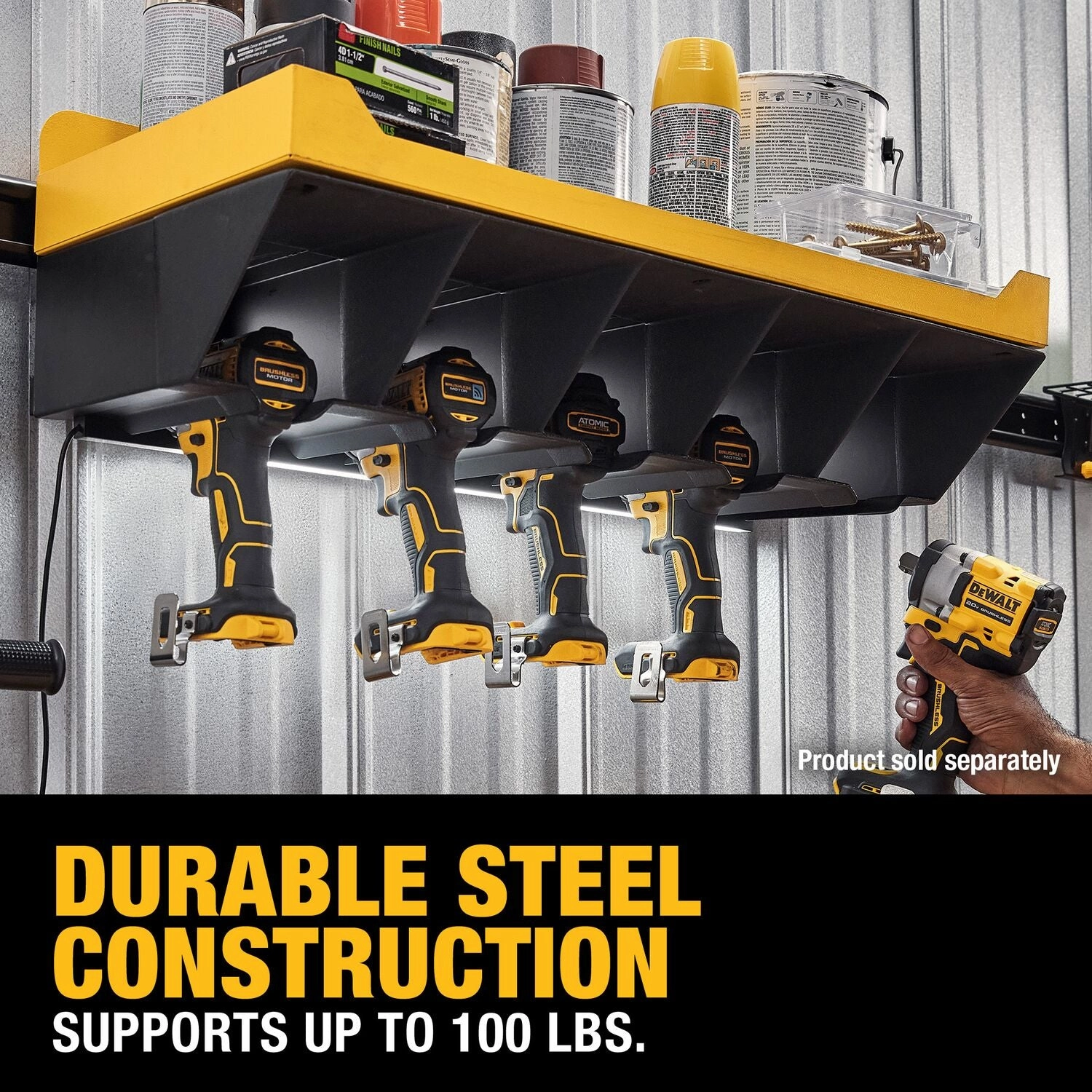 DEWALT DWST82822-Power Tool Storage Shelf