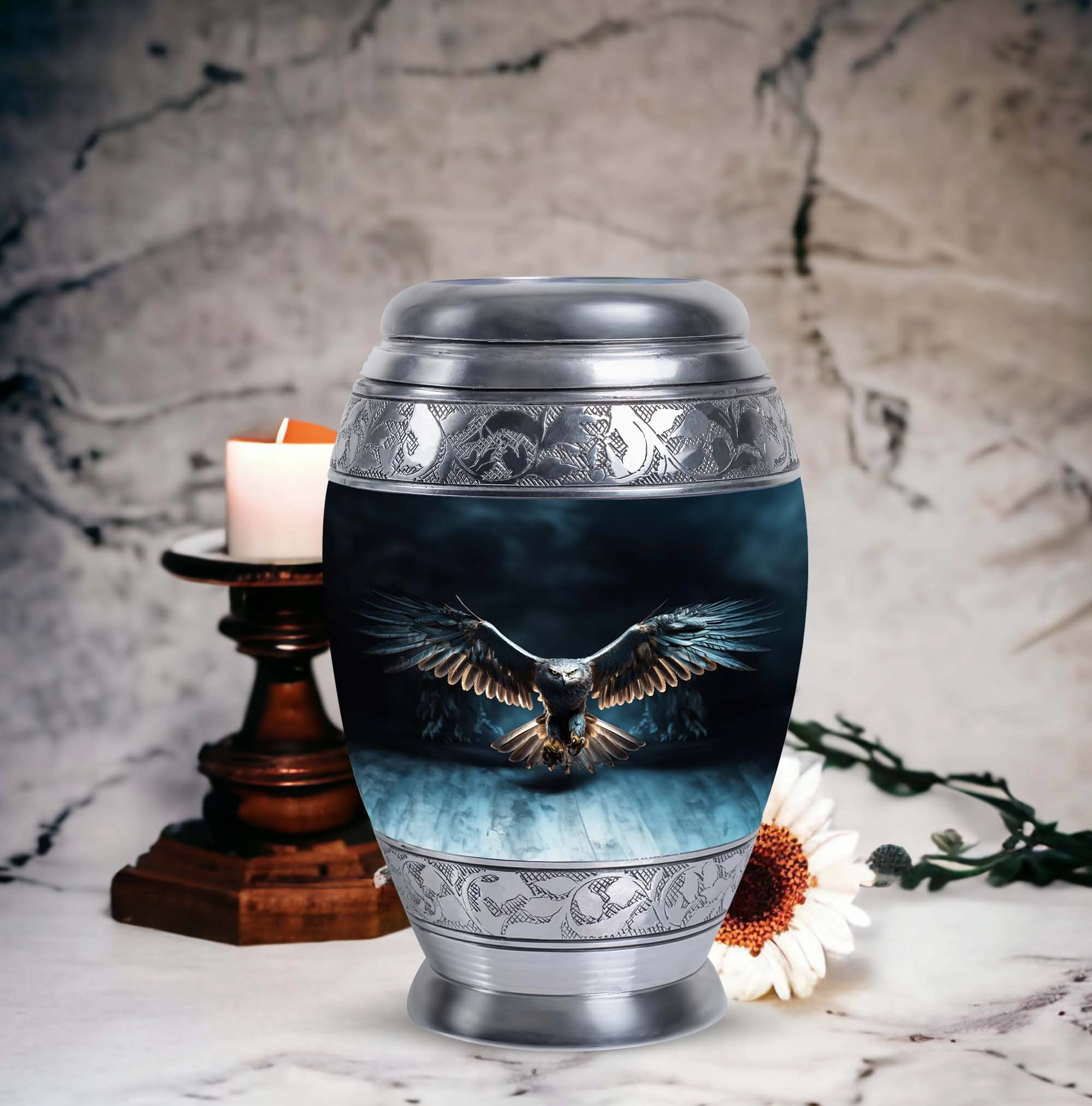 Eagle's Rest: Exquisite Cremation Urn to Honor Your Loved Ones