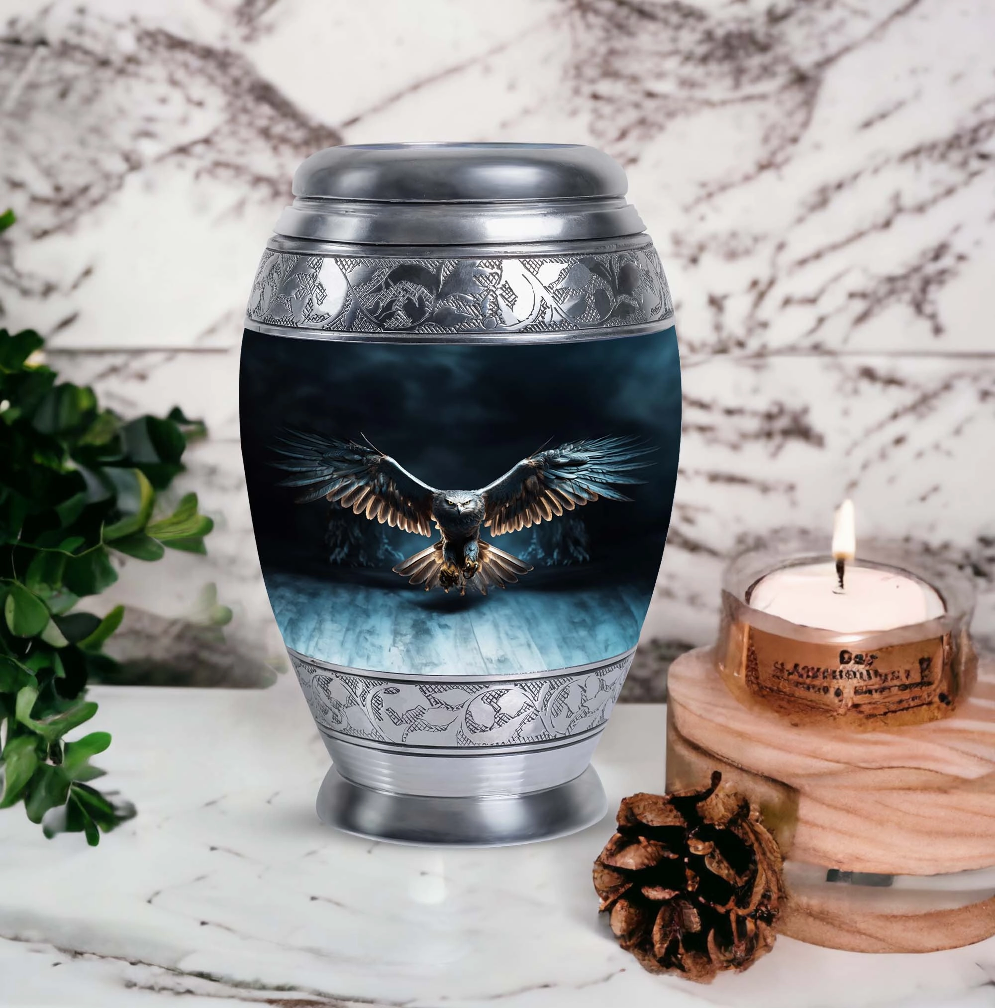 Eagle's Rest: Exquisite Cremation Urn to Honor Your Loved Ones