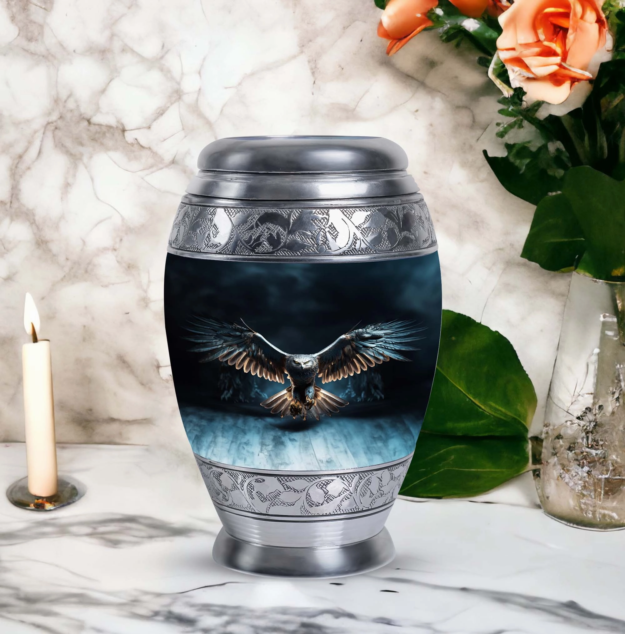 Eagle's Rest: Exquisite Cremation Urn to Honor Your Loved Ones
