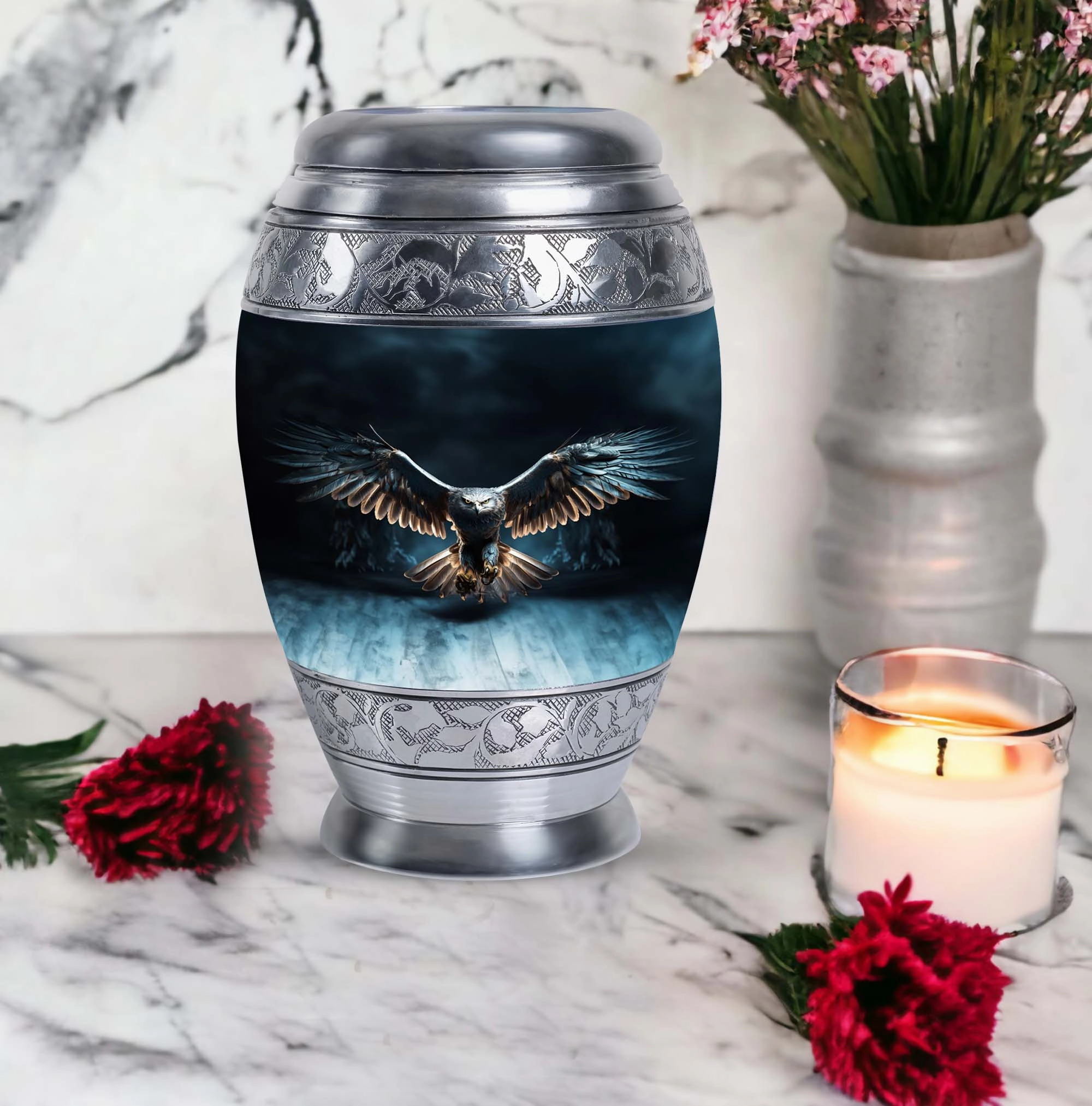 Eagle's Rest: Exquisite Cremation Urn to Honor Your Loved Ones