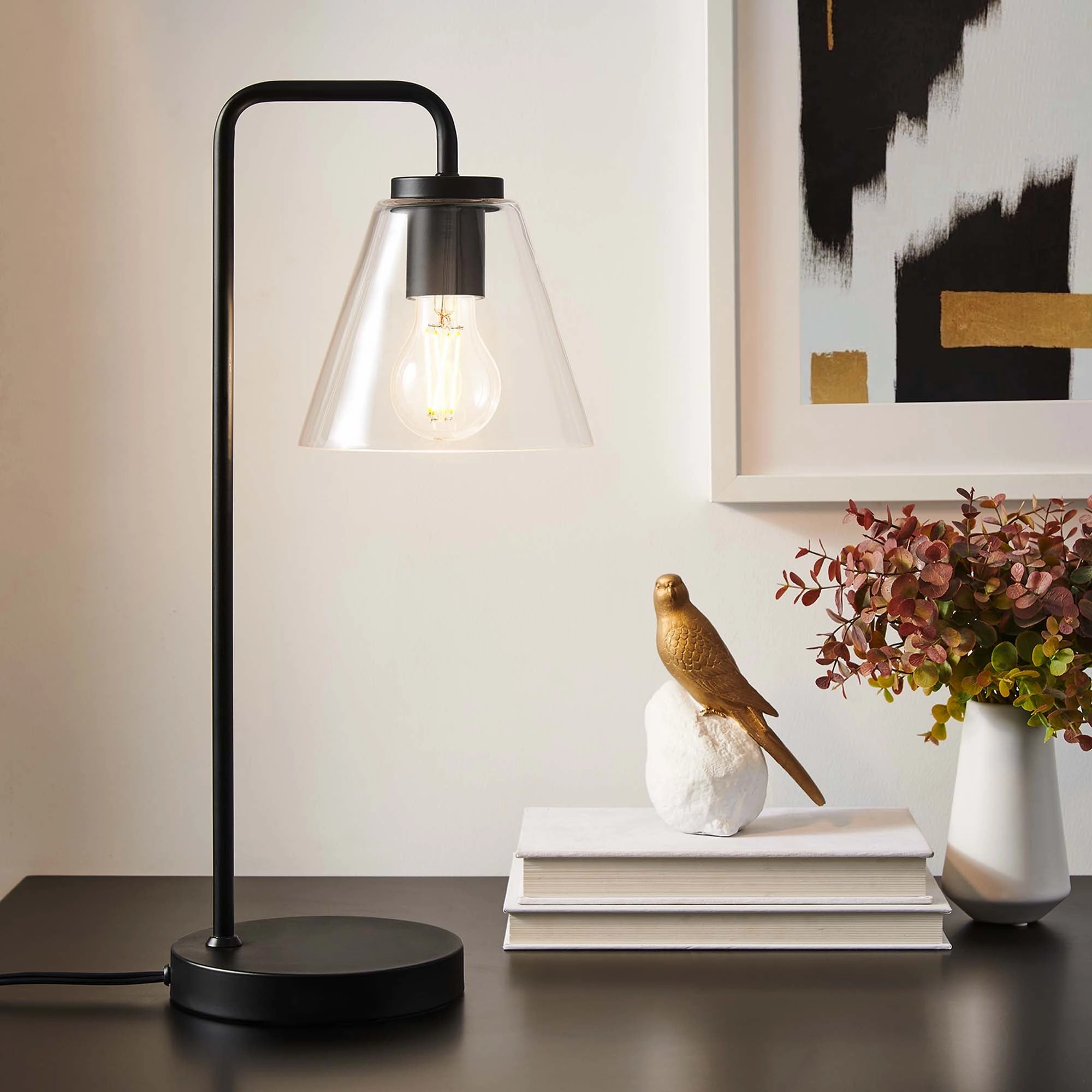 Element Glass Table Lamp by Modway