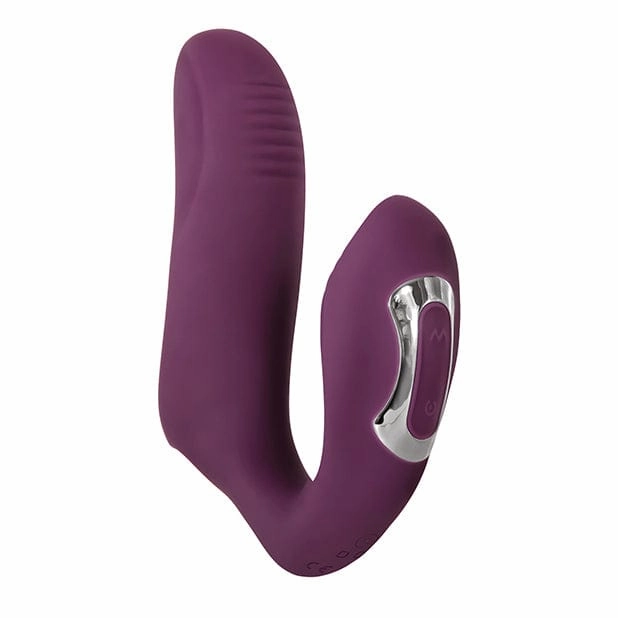 Evolved - Helping Hand Dual Stimulation Finger Vibrator (Purple)