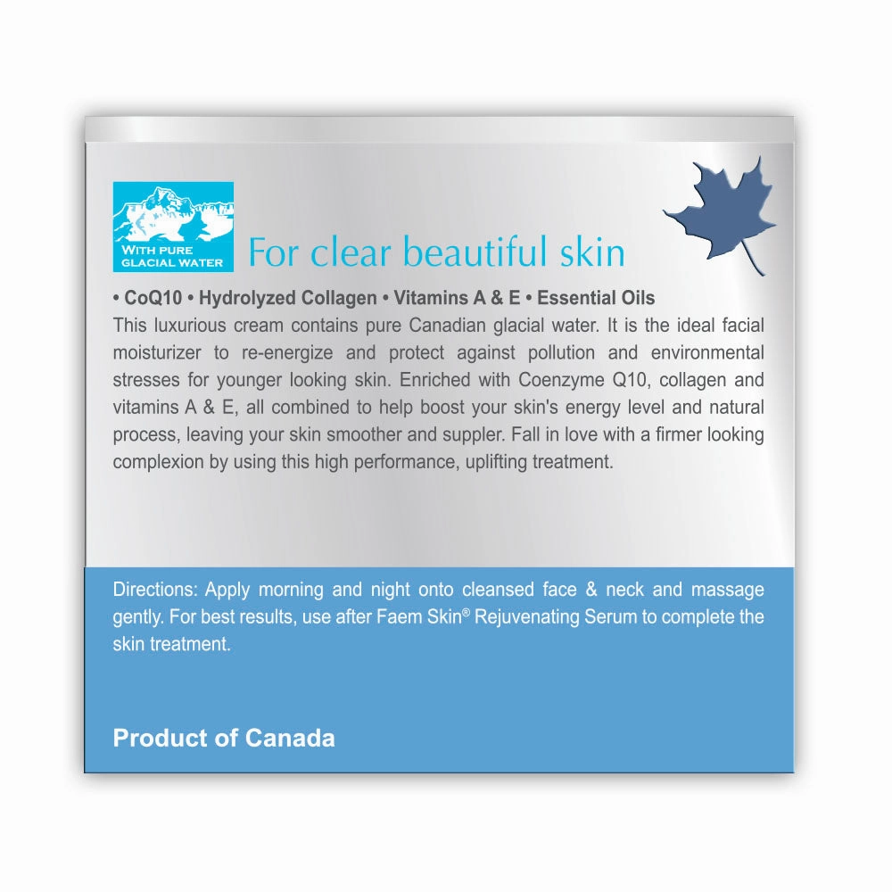 Faem Skin® Collagen Q10 Age-Defying Cream Complex 50g