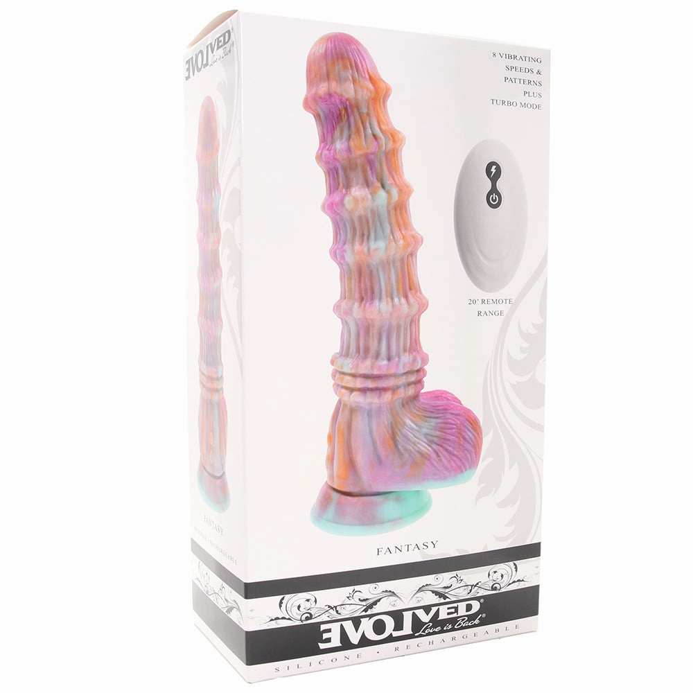 Fantasy 8 Inch Remote Silicone Vibe