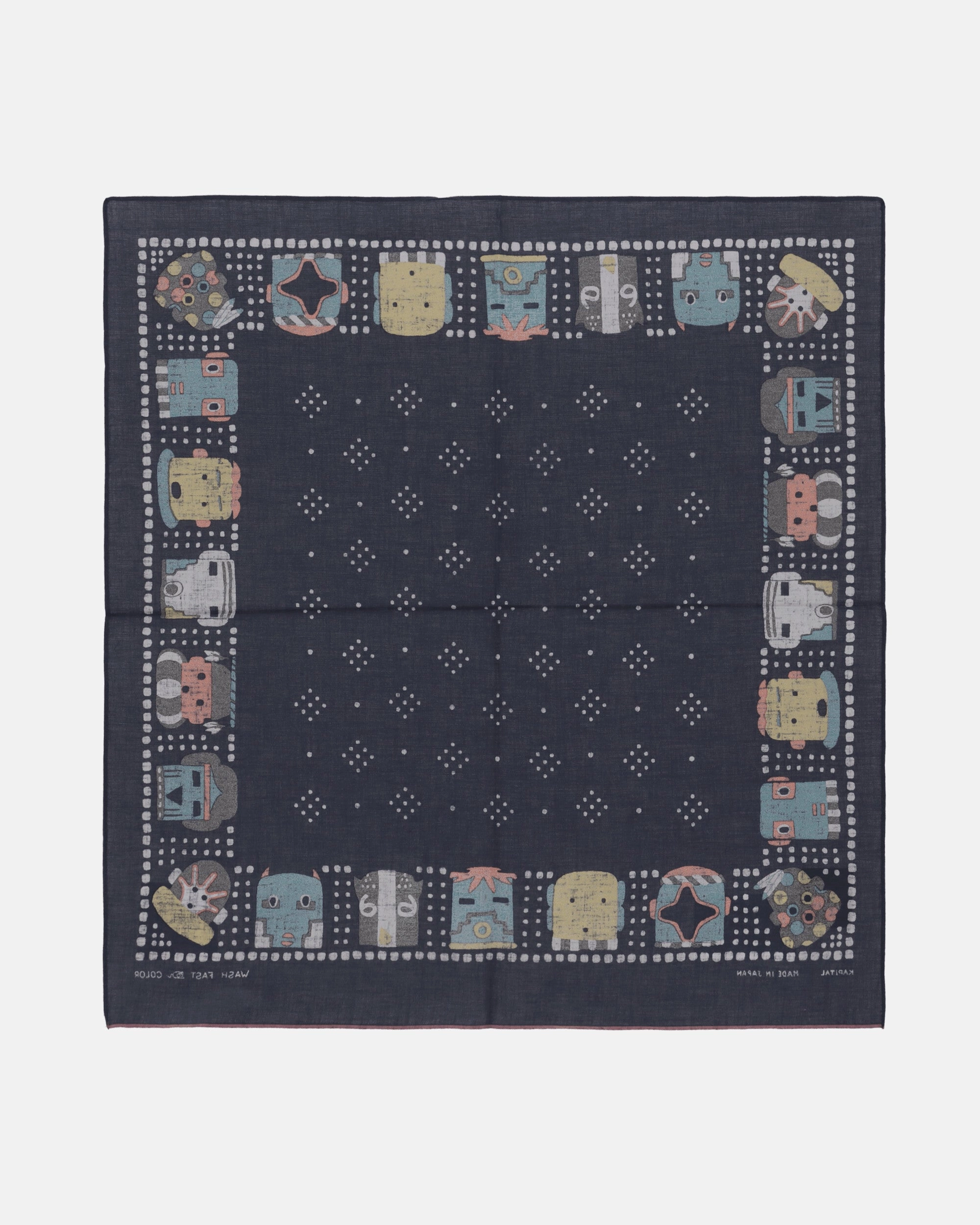 Fastcolor Selvedge Bandana (Kachina) Navy