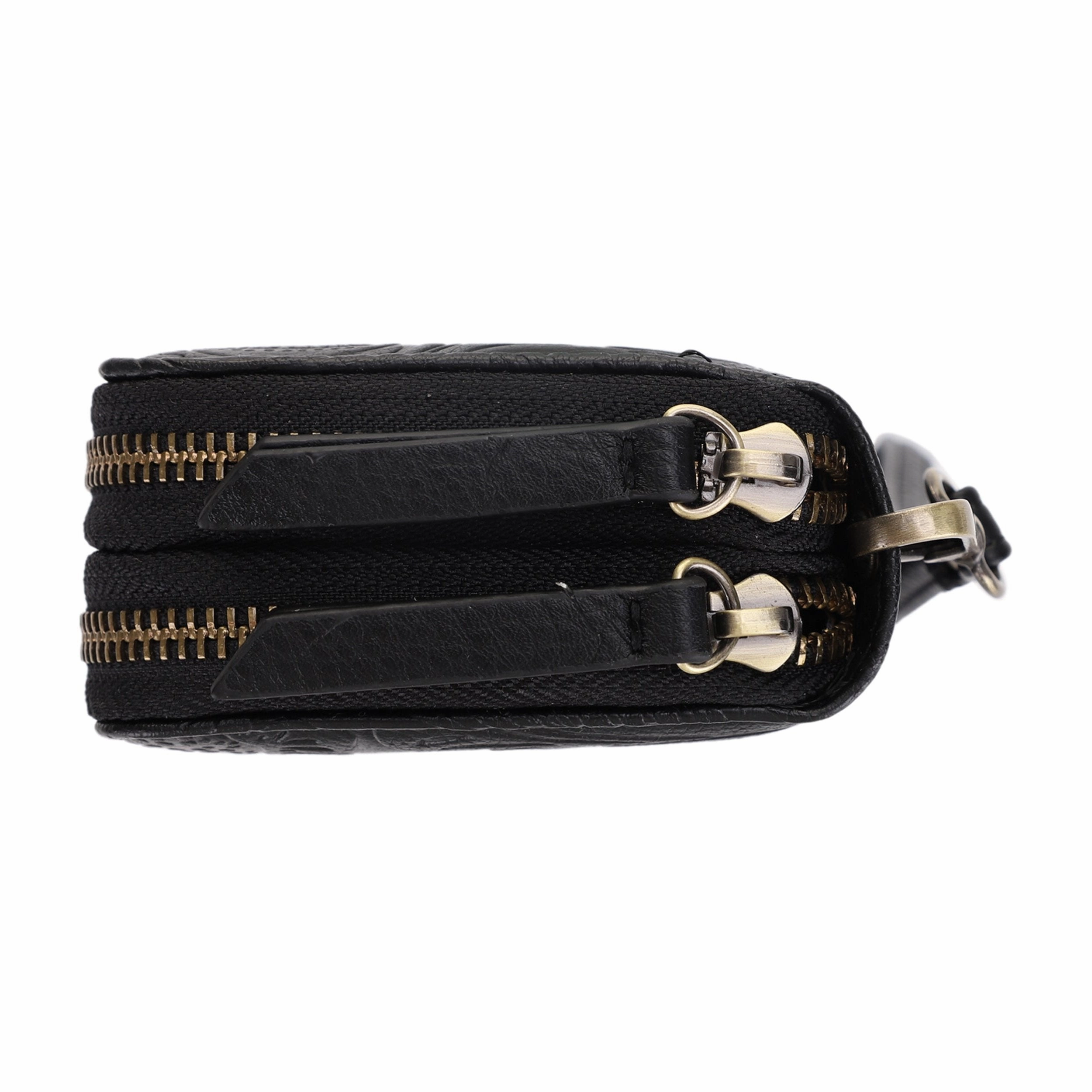 Filly Flora Embossed Wallet with Wrist Strap