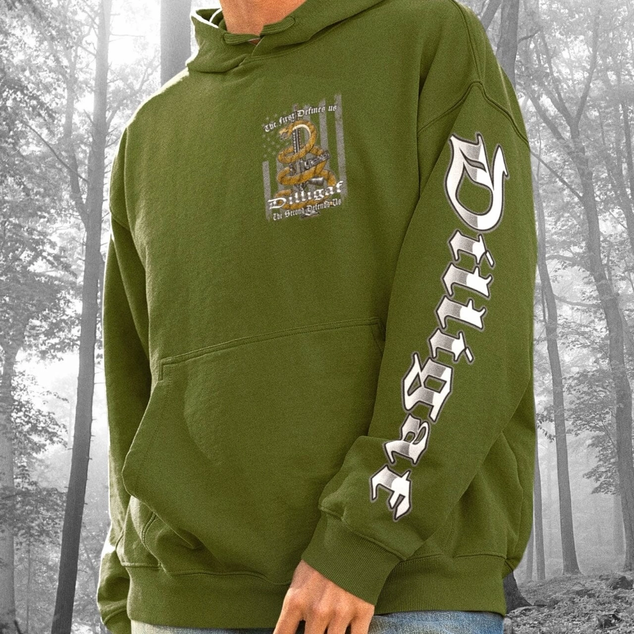 First defines, Second Defends Pullover Hoodie
