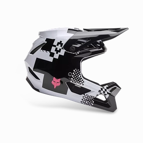 Fox Racing Rampage Full Face Helmet - Digi Image - Black-White