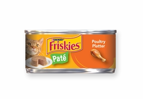 Friskies Pate Poultry Platter Canned Cat Food