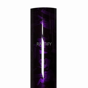 Gloss Camouflage Black Purple Forged Carbon Vinyl Wrap