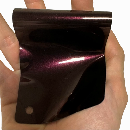 Gloss Metallic Black Rose Vinyl Wrap