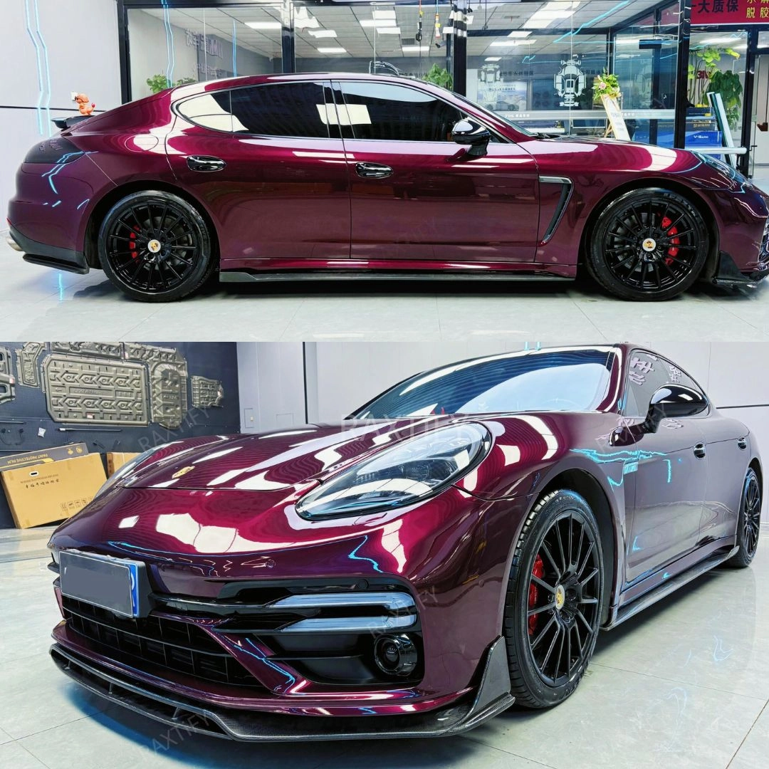 Gloss Metallic Dark Plum Purple Vinyl Wrap