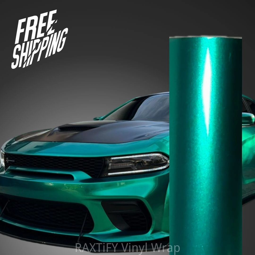 Gloss Metallic Emerald Green Vinyl Wrap