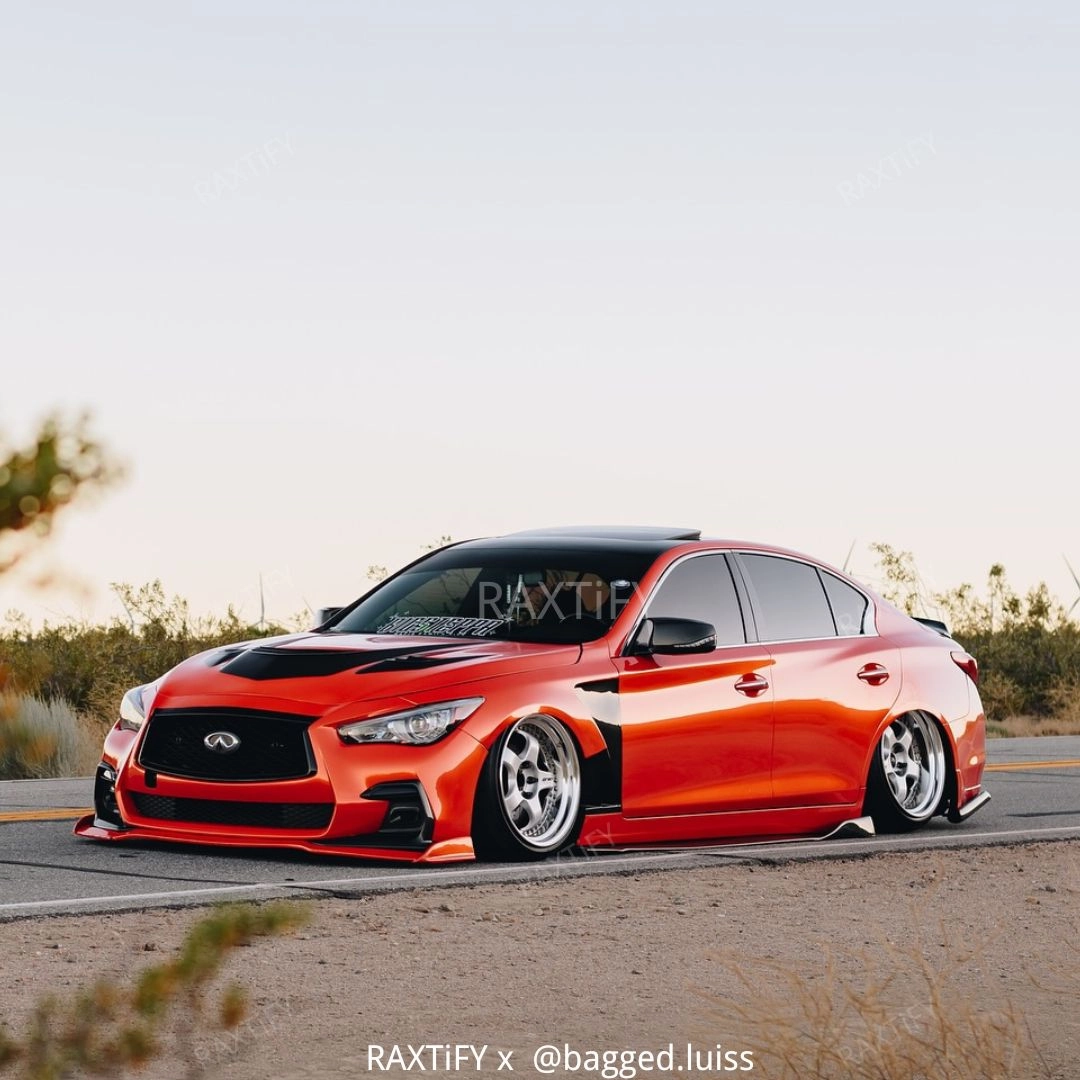 Gloss Metallic Lava Orange Vinyl Wrap
