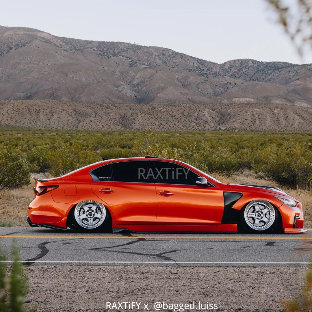 Gloss Metallic Lava Orange Vinyl Wrap
