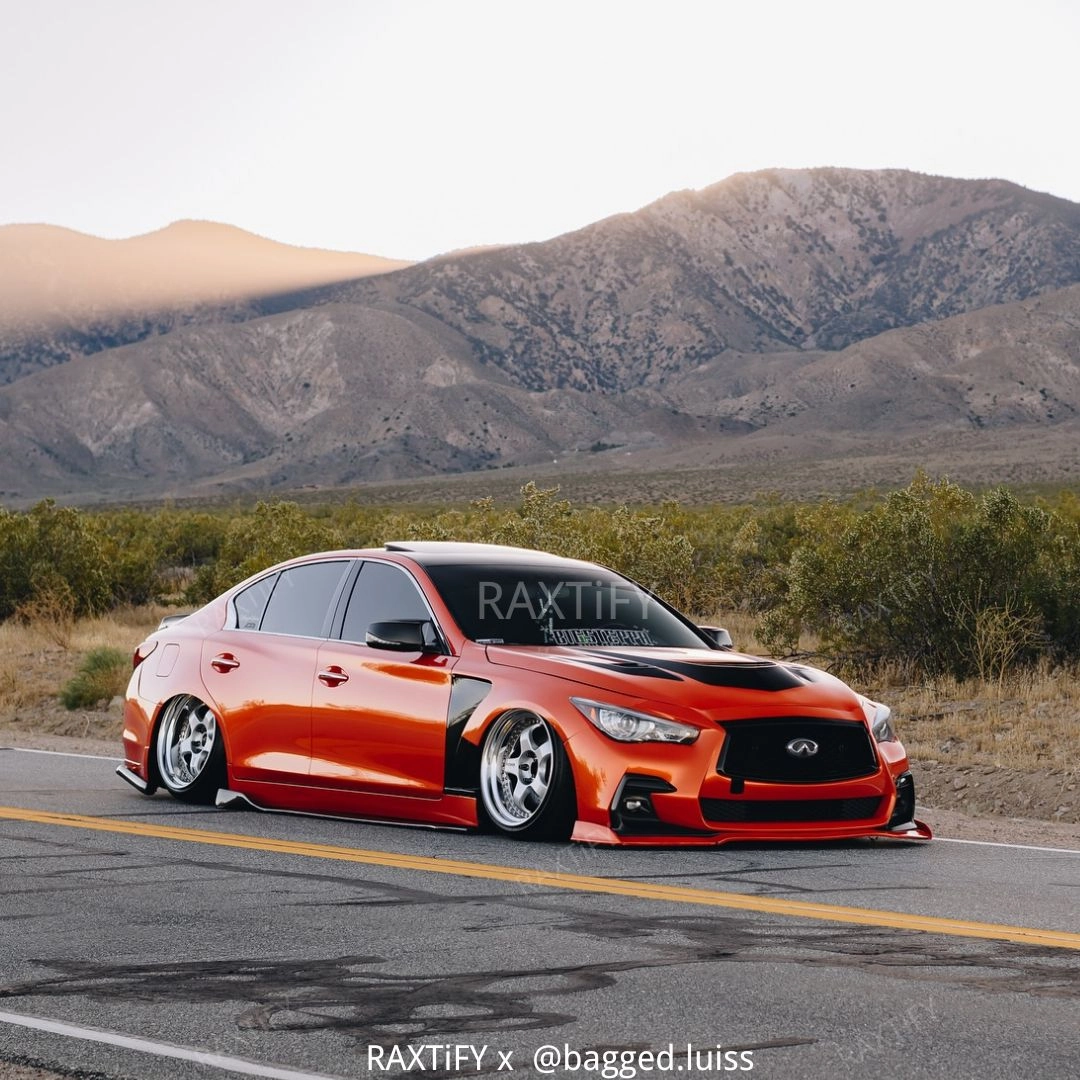 Gloss Metallic Lava Orange Vinyl Wrap