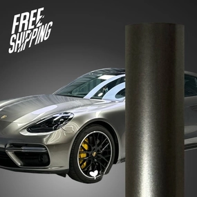 Gloss Metallic Liquid Silver Car Wrap