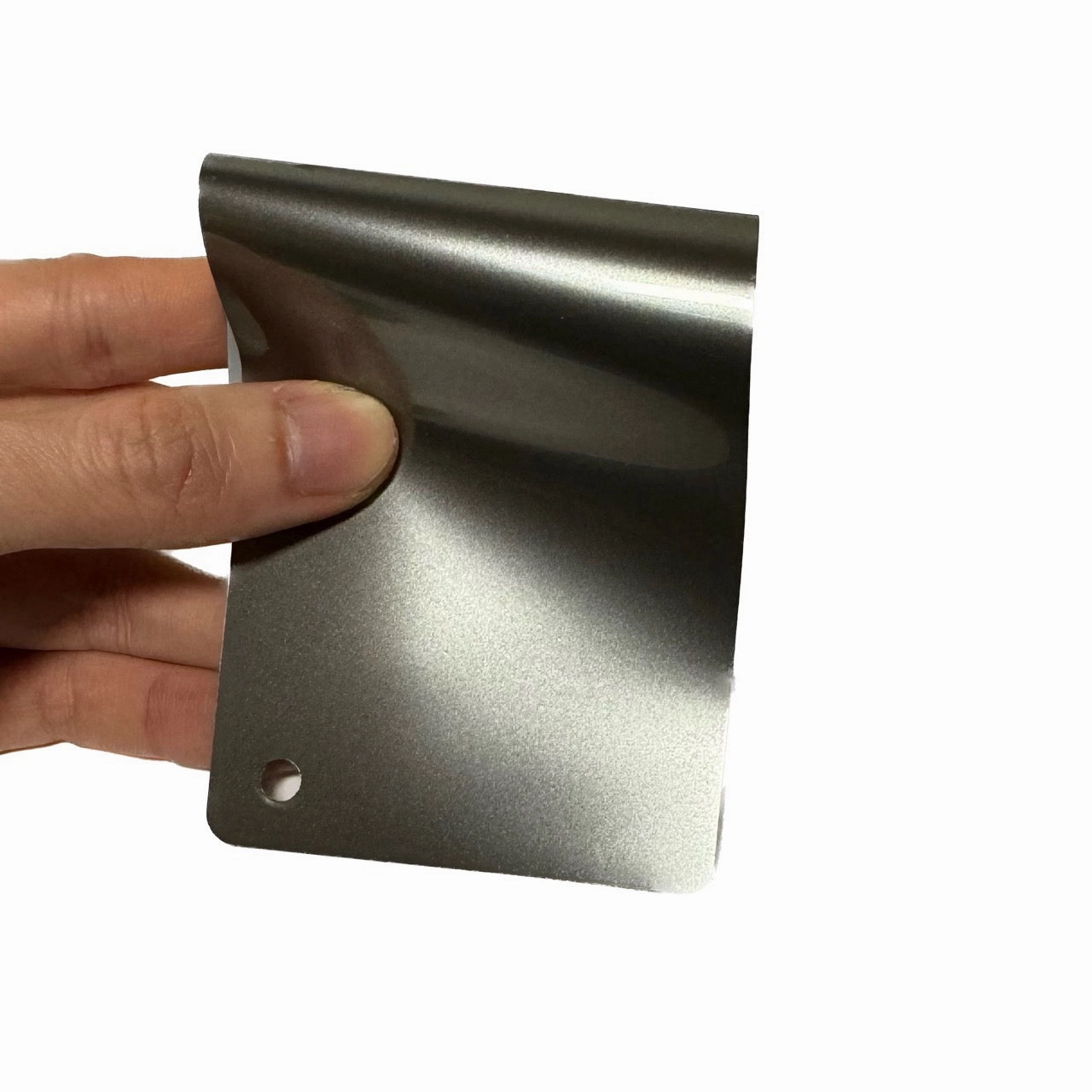 Gloss Metallic Liquid Silver Car Wrap