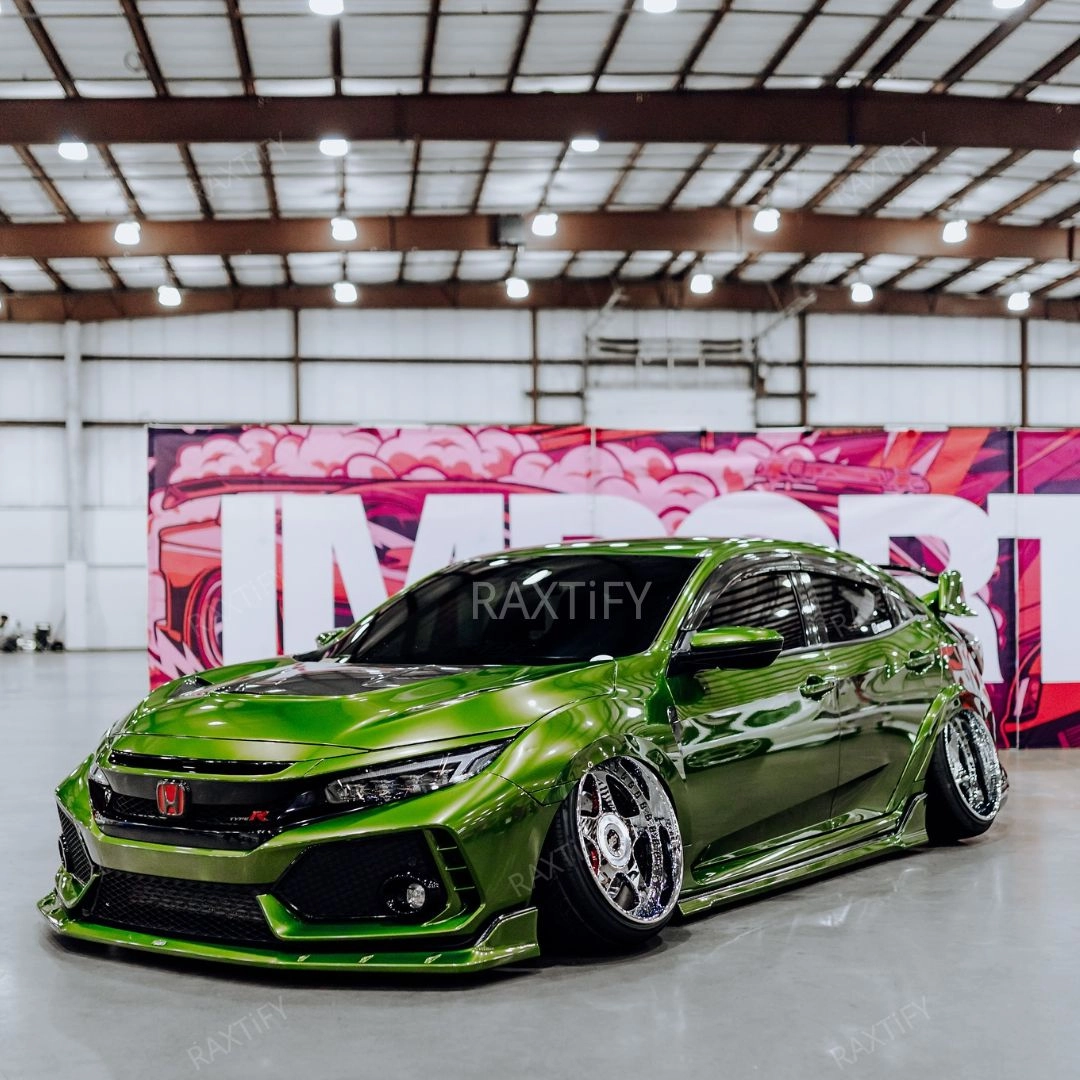 Gloss Metallic Mamba Green Car Wrap