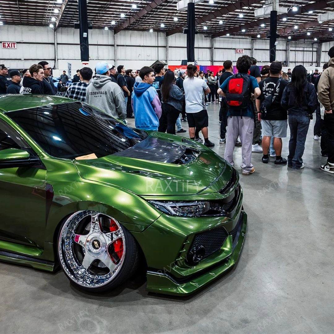 Gloss Metallic Mamba Green Car Wrap