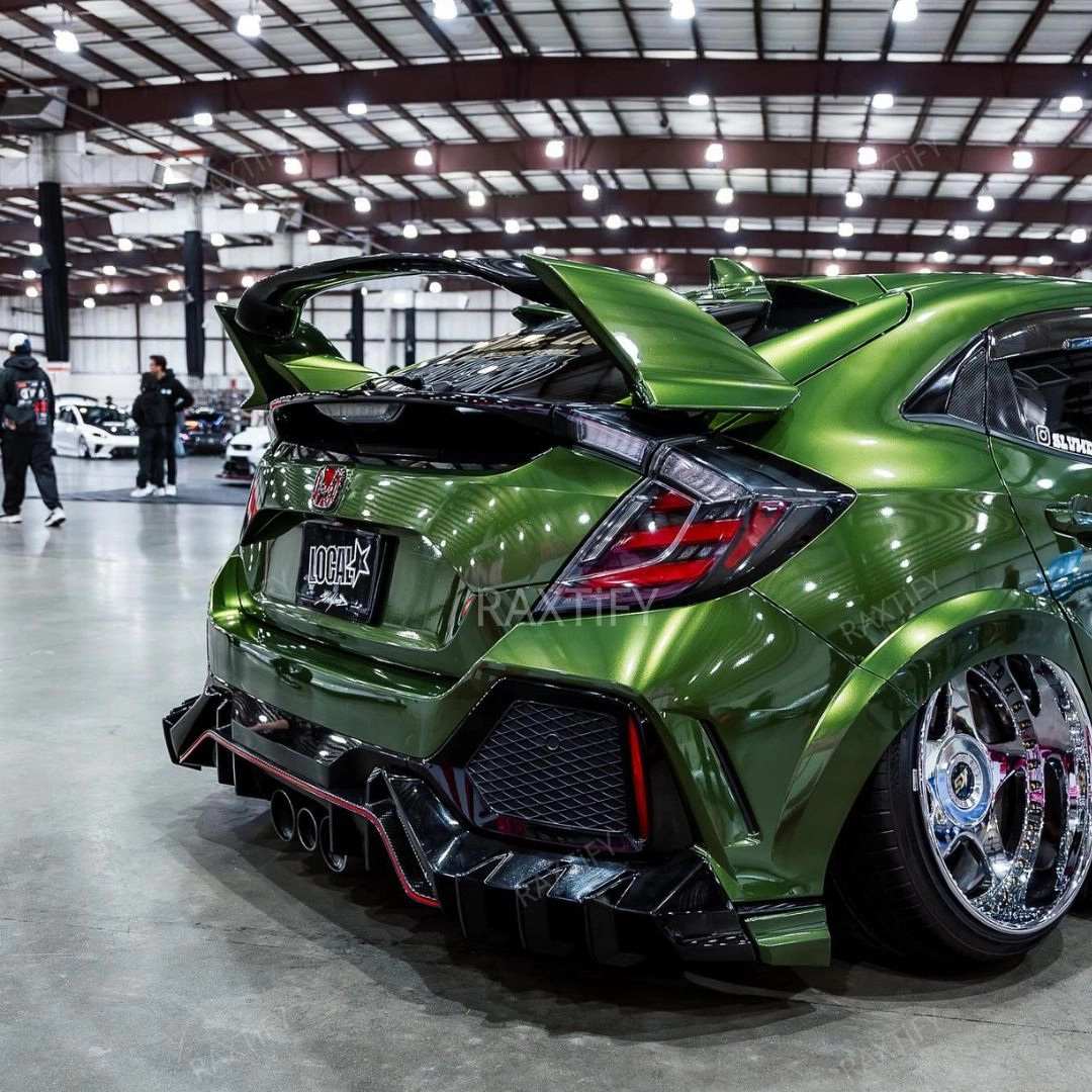 Gloss Metallic Mamba Green Car Wrap