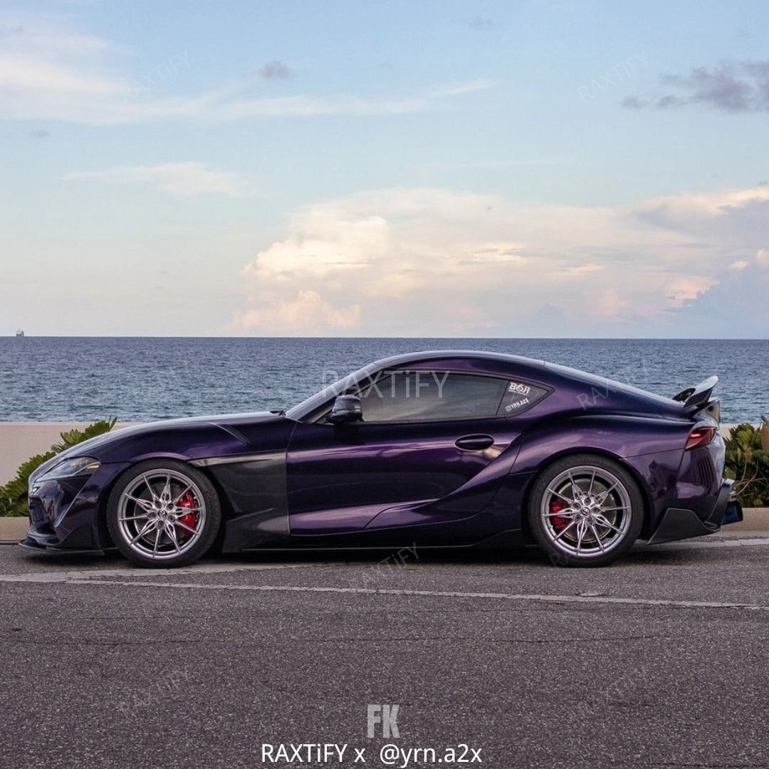 Gloss Metallic Midnight Purple Vinyl Wrap