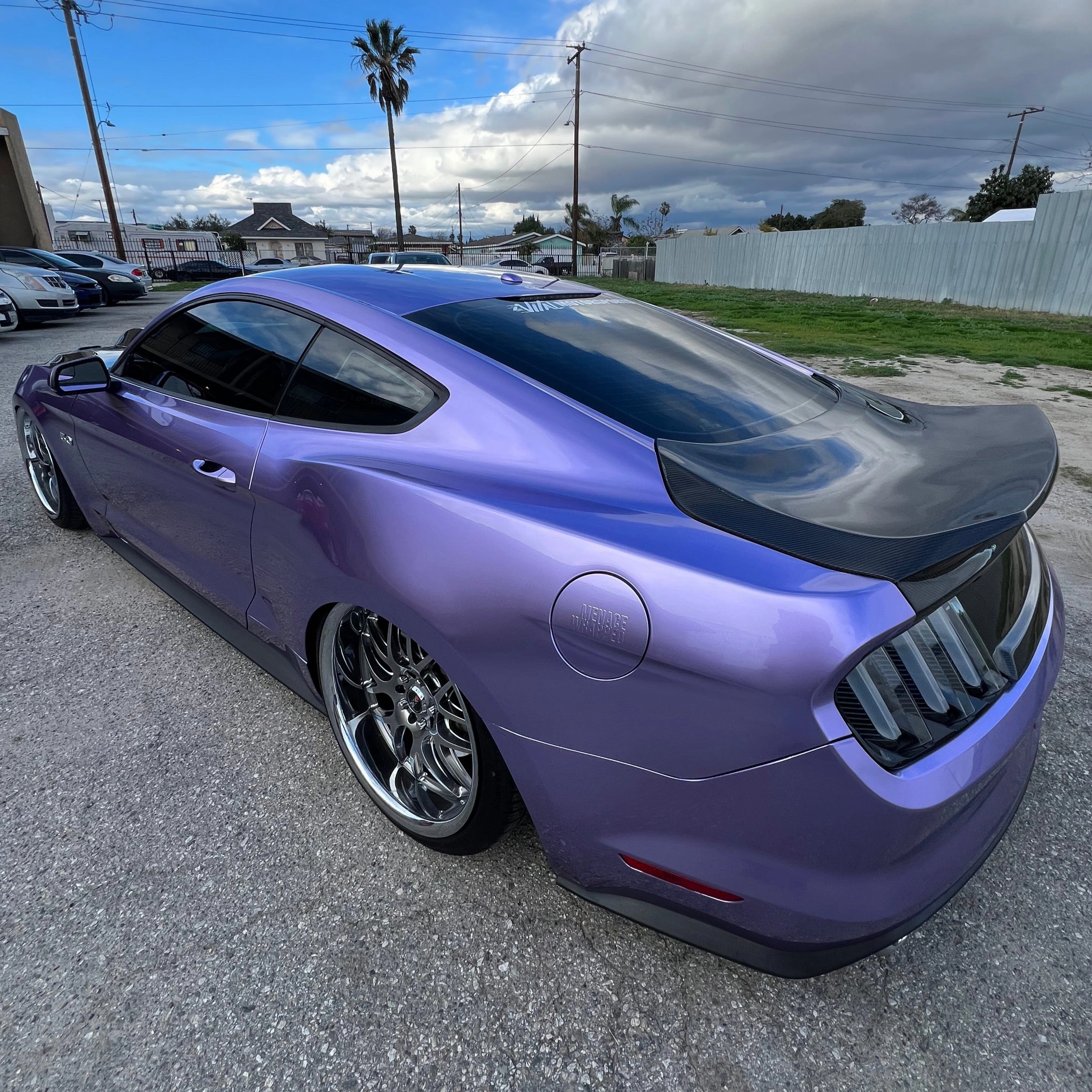 Gloss Metallic Royal Purple Vinyl Wrap