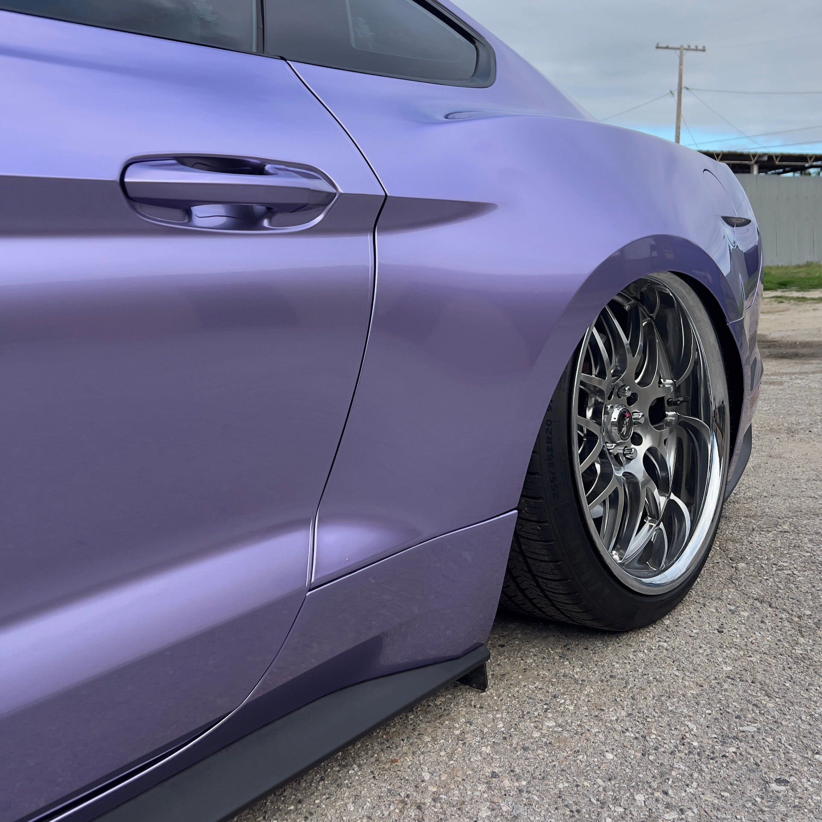 Gloss Metallic Royal Purple Vinyl Wrap