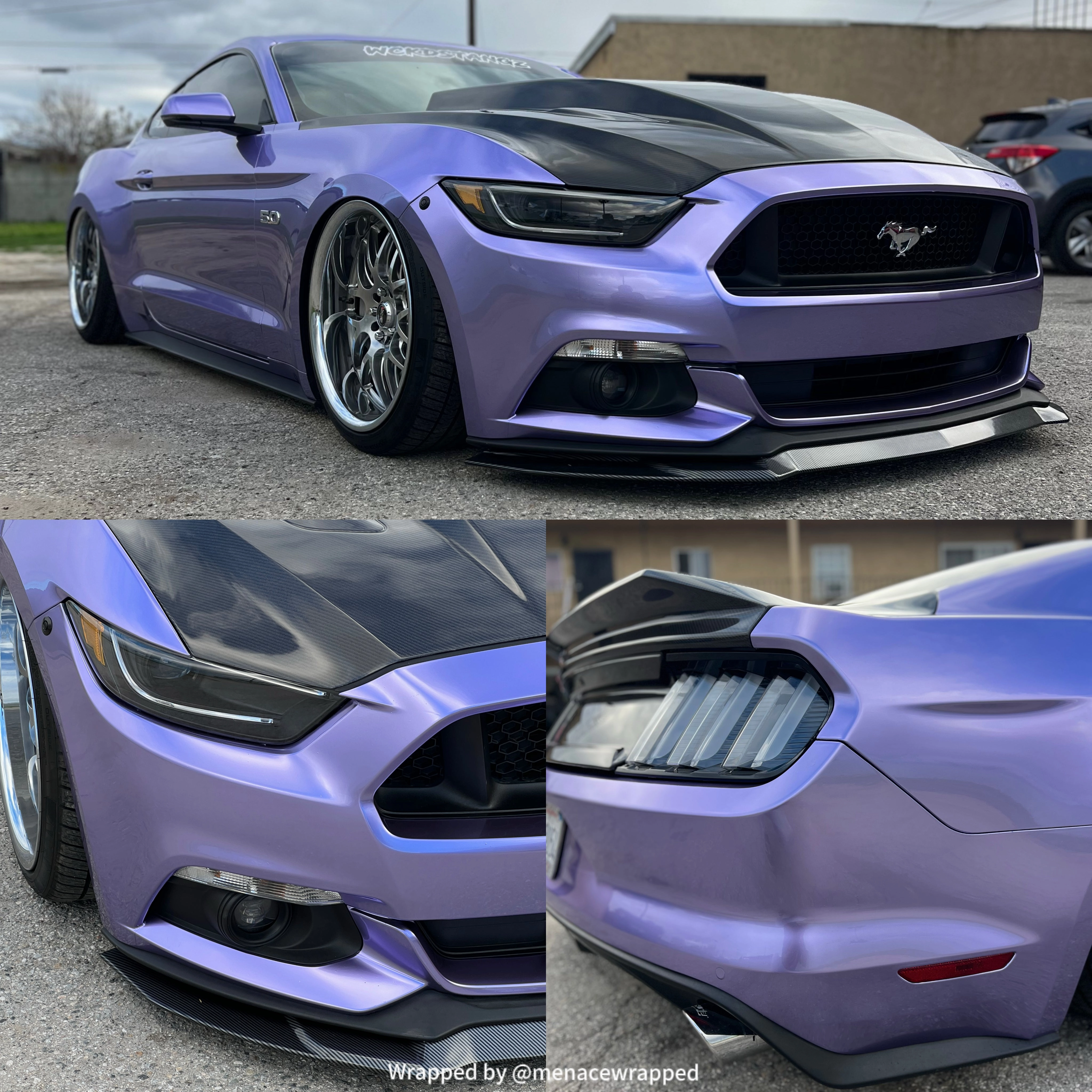 Gloss Metallic Royal Purple Vinyl Wrap