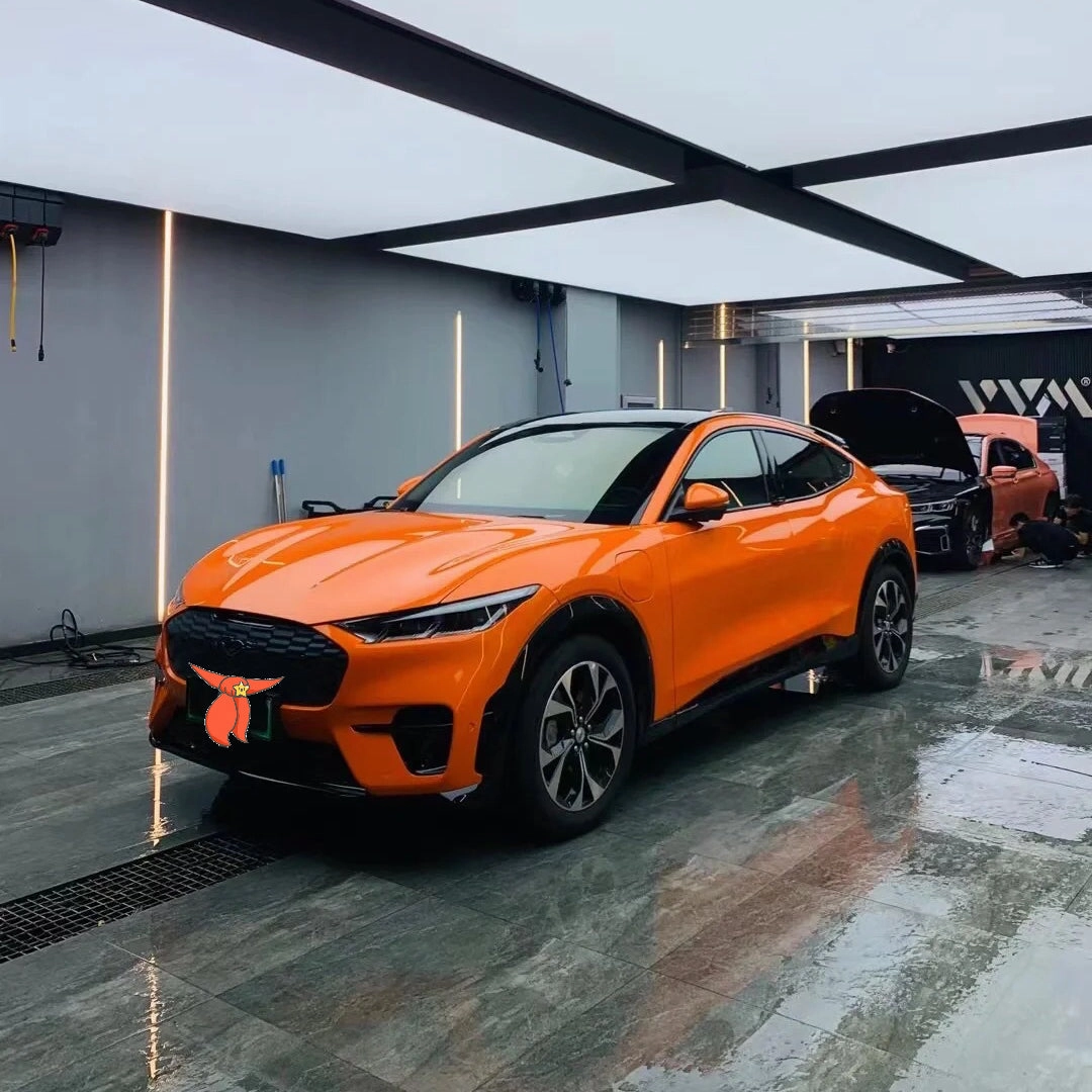 Gloss Orange Vinyl Wrap
